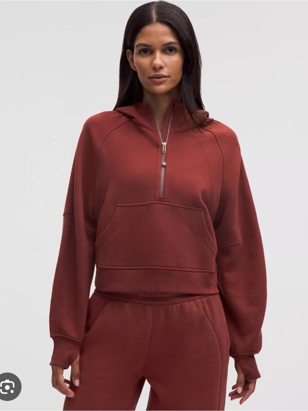 Scuba Oversized Half-Zip Hoodie